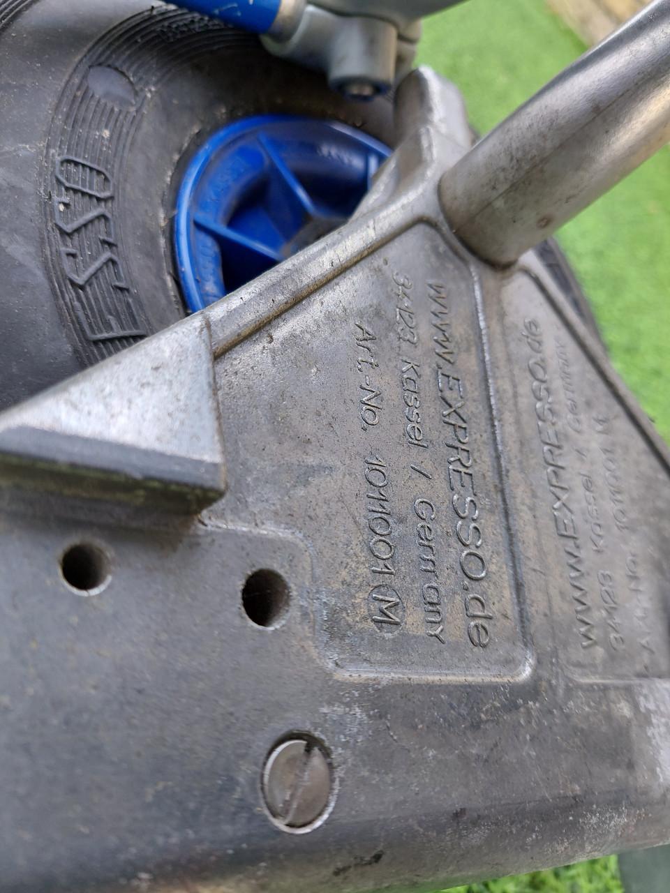 Steekwagen/steekkar espresso aluminium