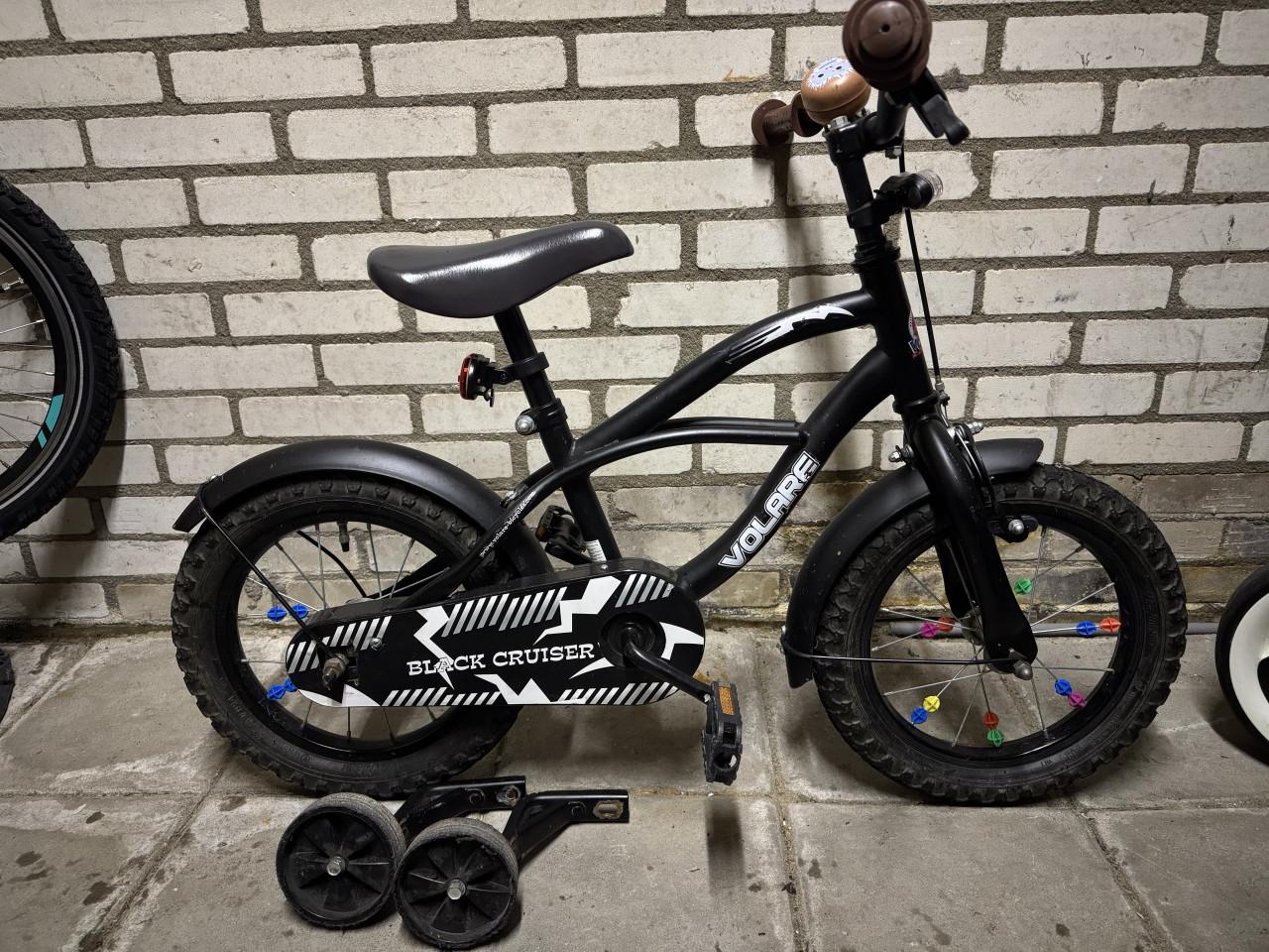 Jongens kinderfiets Volare Black Cruiser 14 inch