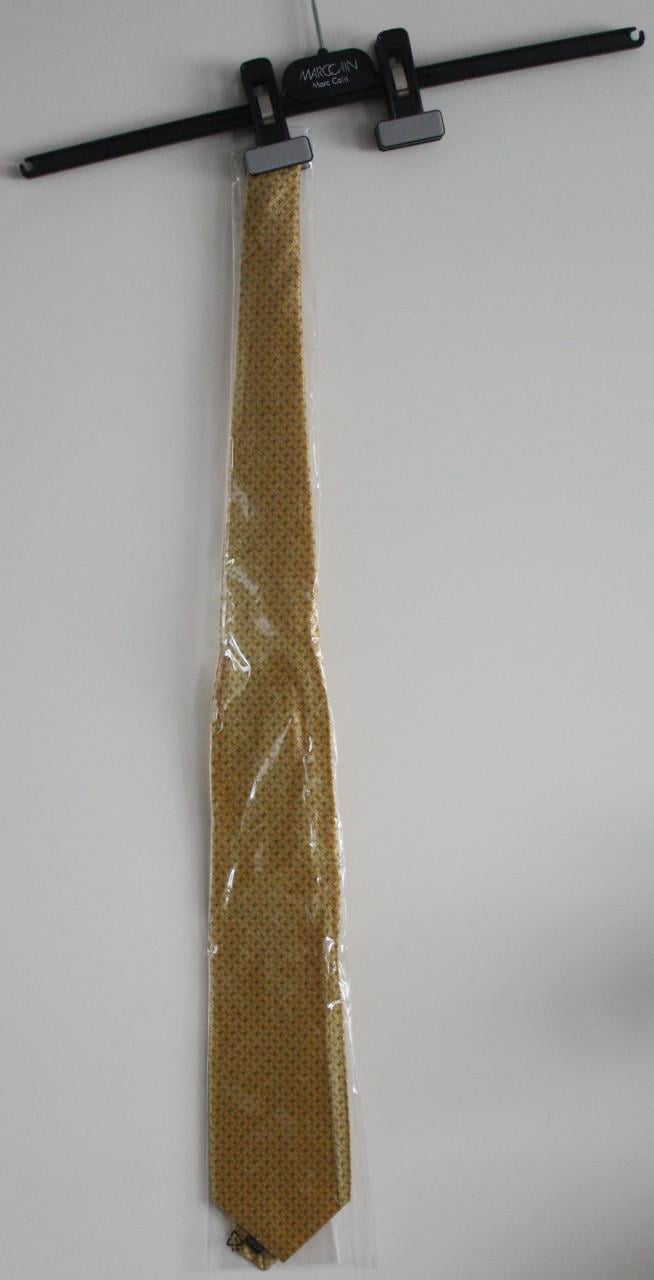 Nieuwe stropdas geel met patroon