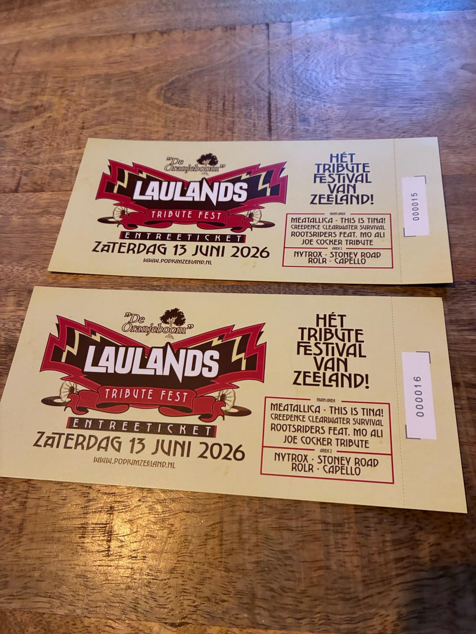2 Tickets Laulands festival