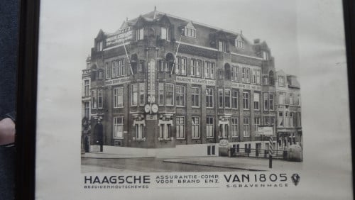 Prent van Haagsche Assurantie-Comp