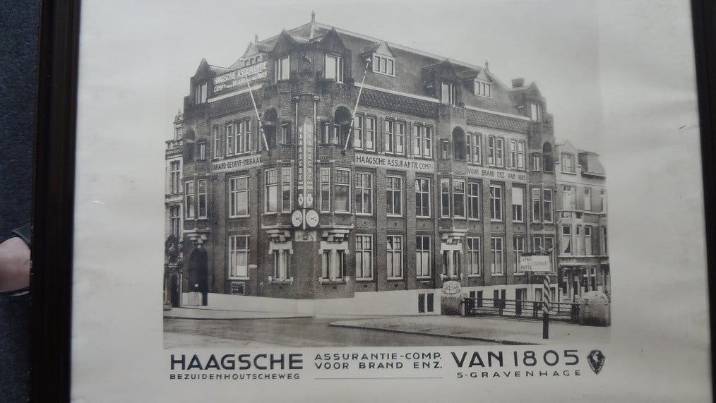 Prent van Haagsche Assurantie-Comp
