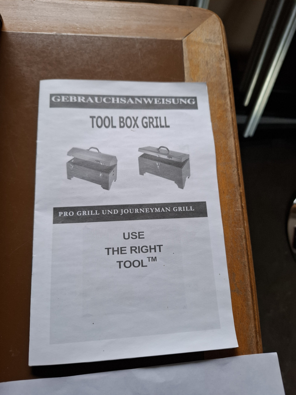 Draagbare Toolbox grill prov