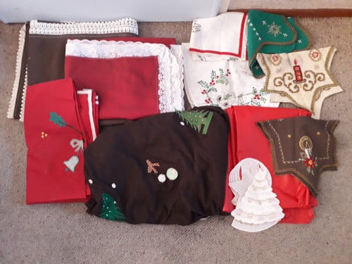 Partij kerstspullen