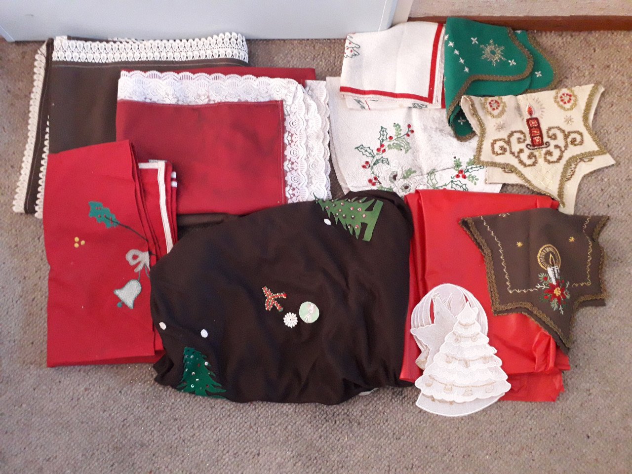 Partij kerstspullen