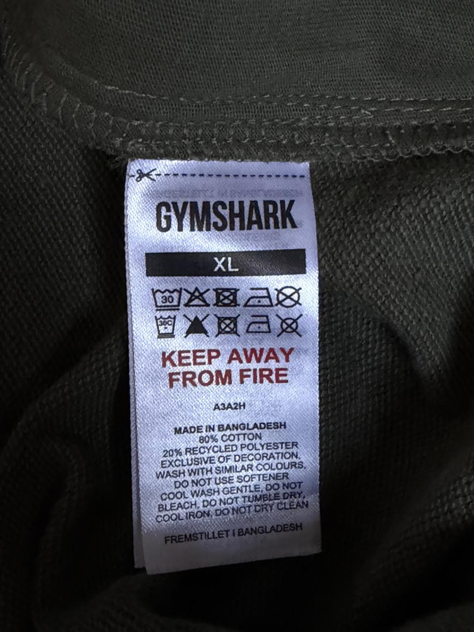 Gymshark trainingsbroek XL groen