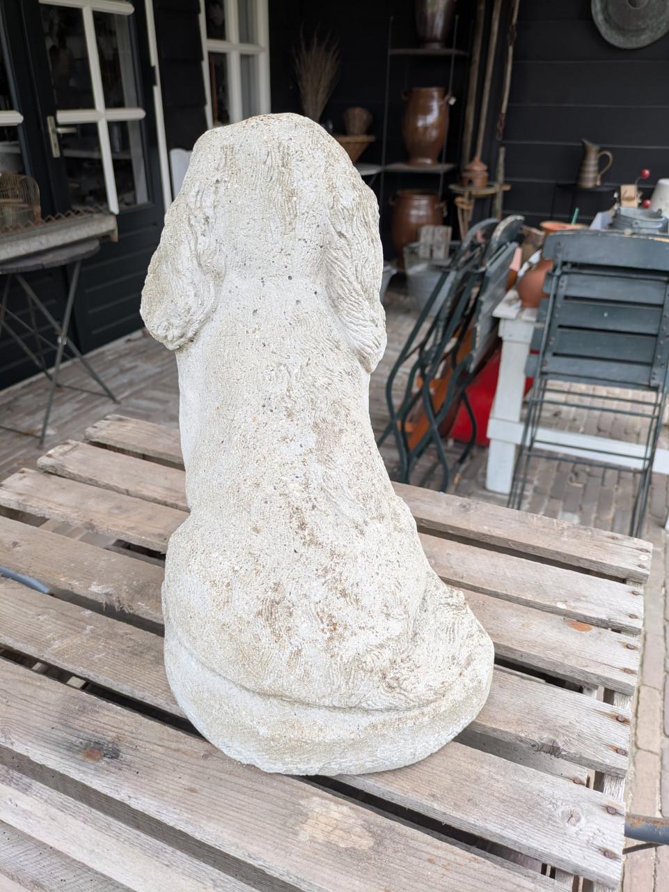 Betonnen beeld Cocker Spaniel
