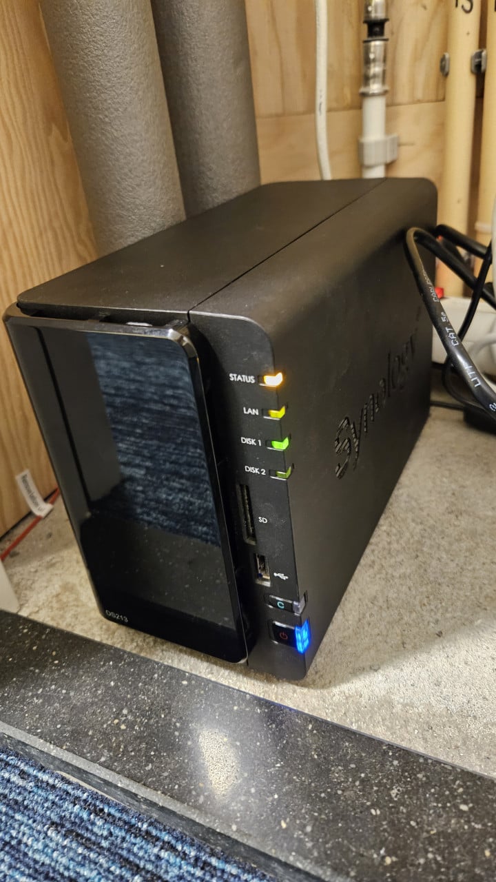 NAS Synology DS213 incl. HDD Seagate Barracuda 3TB