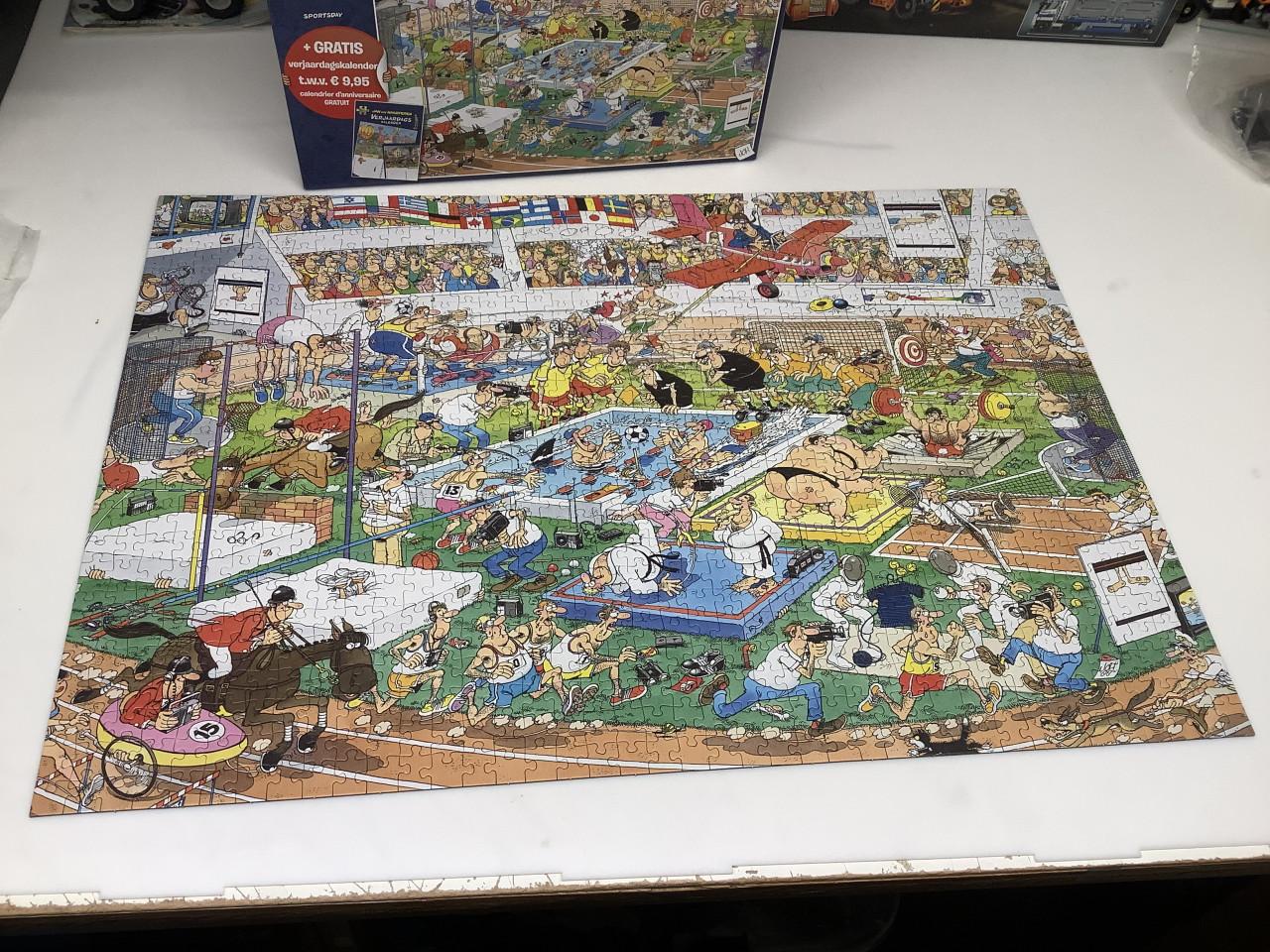 Puzzel 1000 stukjes Jan van Haasteren - Sportdag.