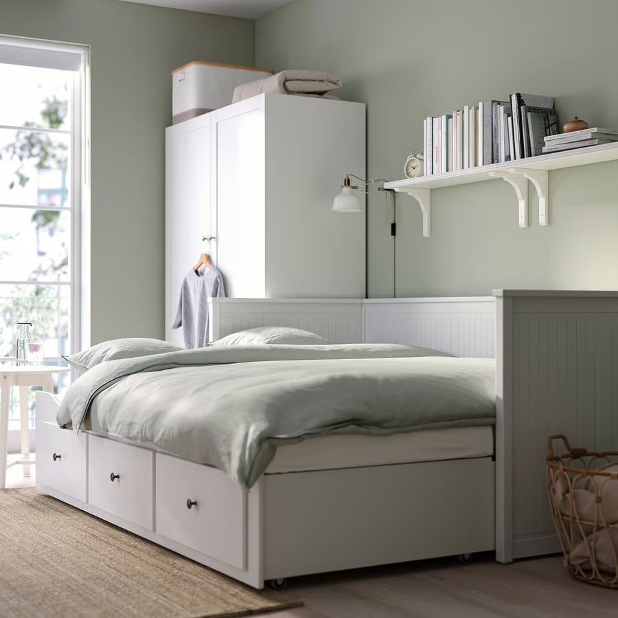 Uitschuifbare bedbank Ikea model Hemnes