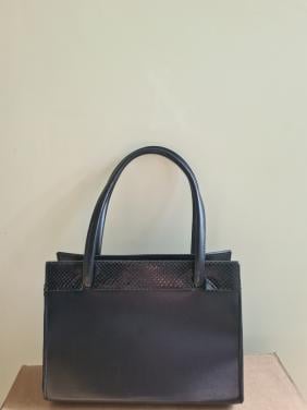 Dames vintage tas, jaren 70  In prima staat  Echt leer,