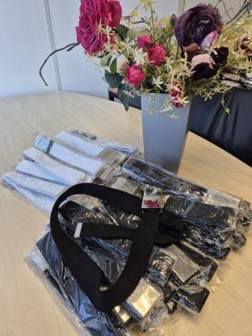 Partij van 20 stoffen riemen - nieuw