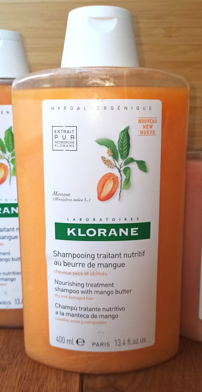Klorane Shampoo  Mango 400ml x 2 / Kinine 400ml / Granaatappelextract 200ml