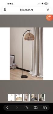 Zo goed als nieuwe vloerlamp Segin Kwantum