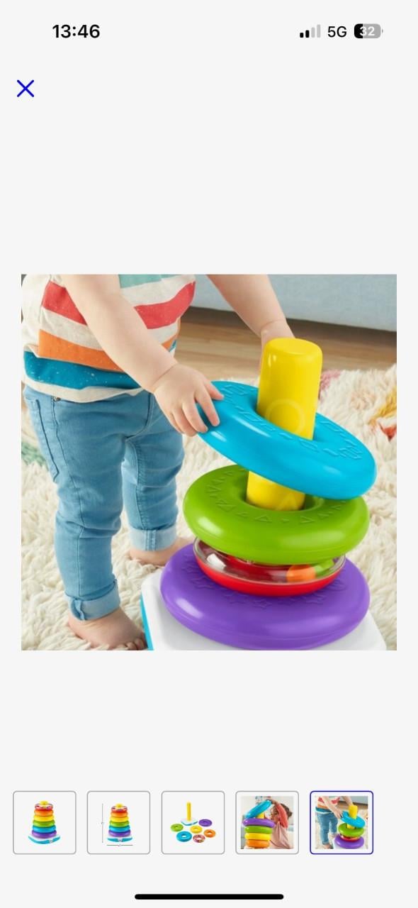 Speelgoed stapeltoren ringen XL