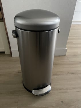 Prullenbak 30 liter retro