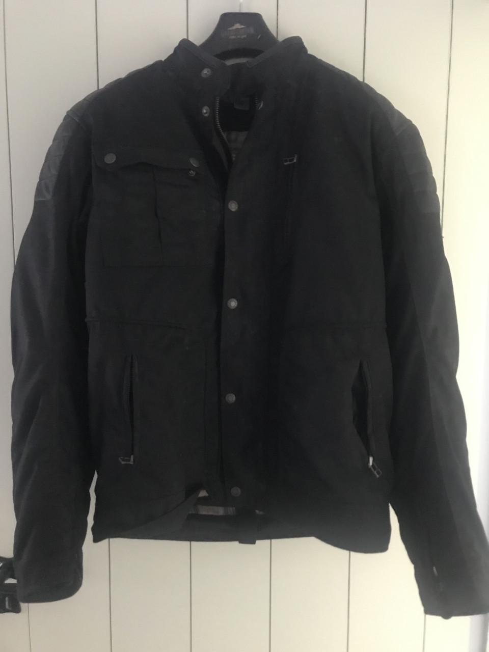 Grand Canyon Douglas Wax Heren motor jas maat L en 2 motorhelmen