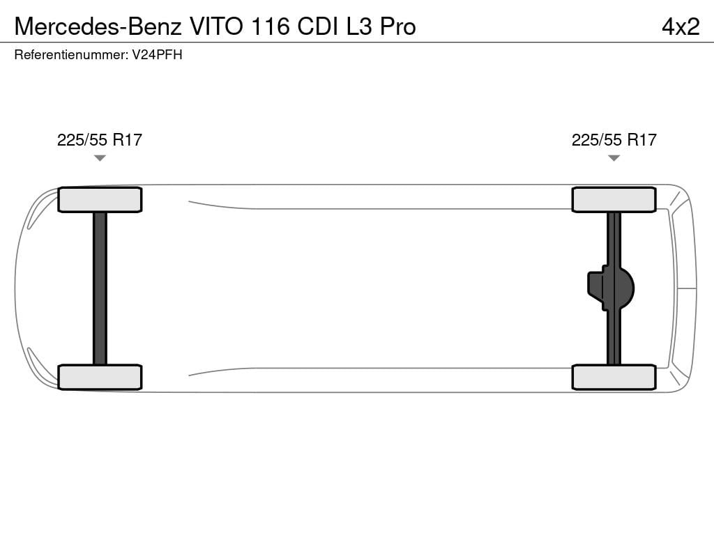 Mercedes-Benz Vito 116 cdi l3 pro