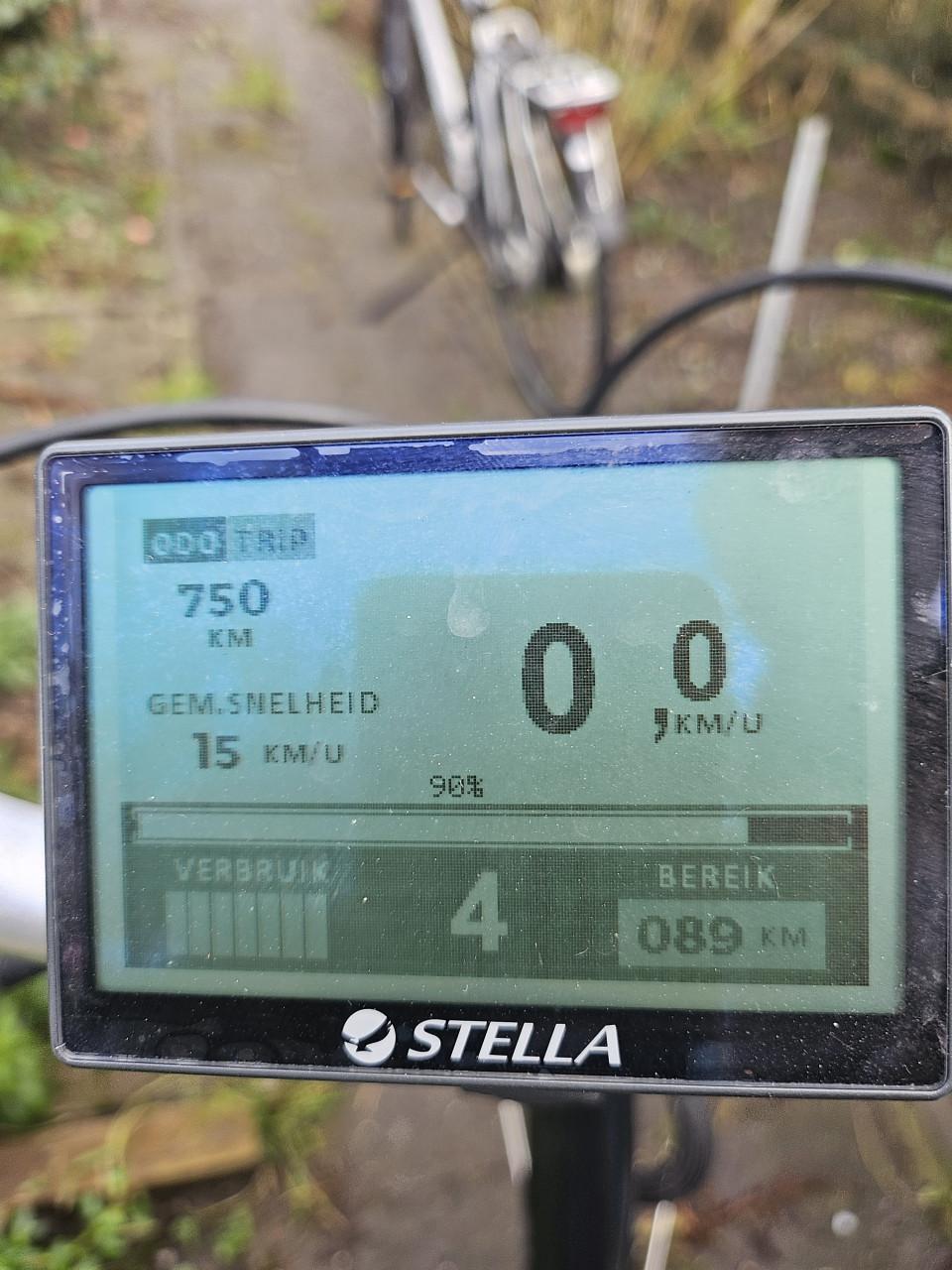 Stella Nantes lage instap e- bike maar 750 km
