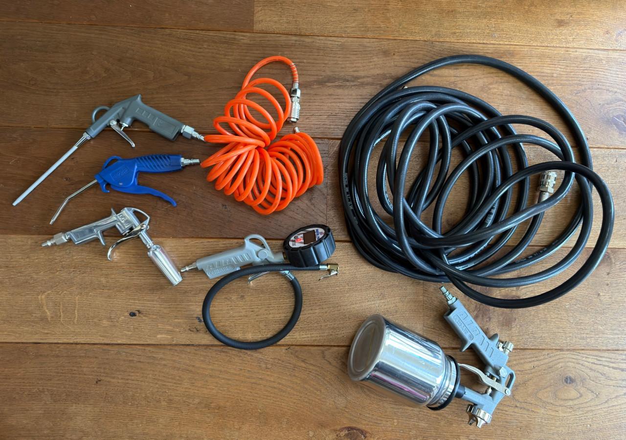 Airpress Compressor met accessoires