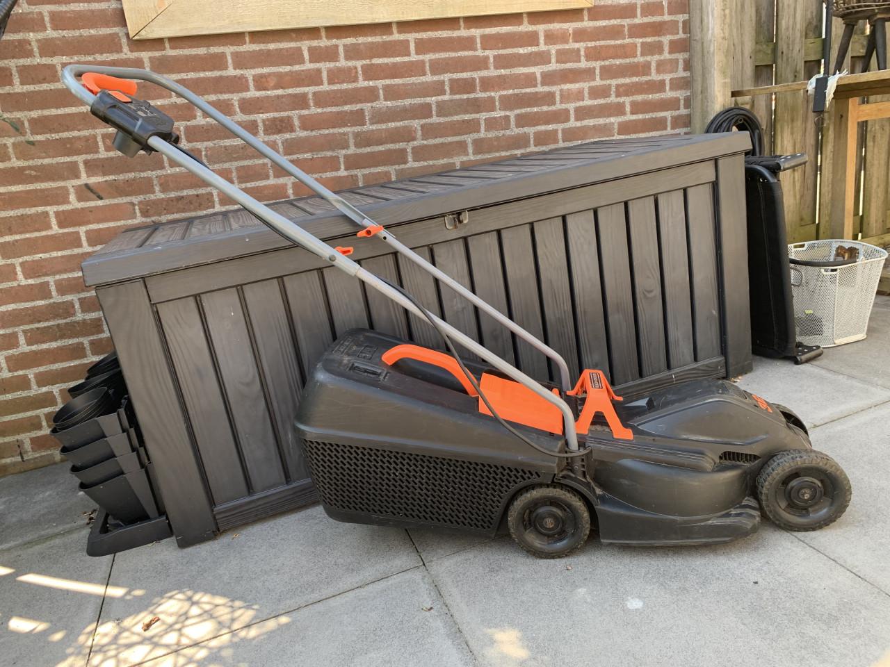 Black+Decker elektrische grasmaaier