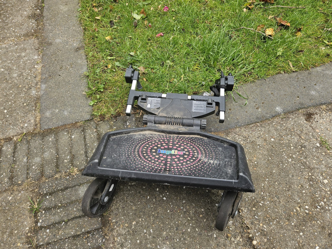 Meerijplankje voor kinderwagen