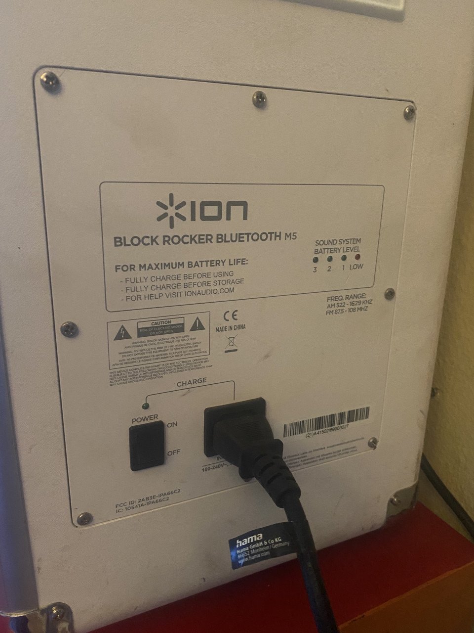 Block rocker Bluetooth