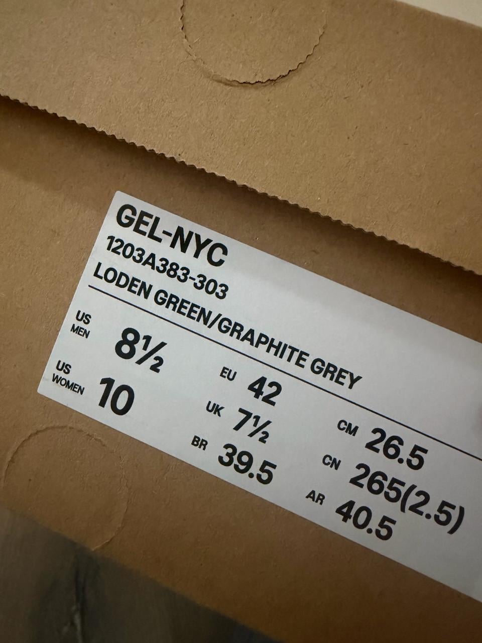 Asics loden green maat 42