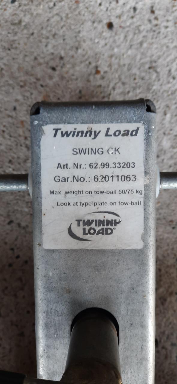 Fietsendrager voor 2 elektr fietsen twinny load kantelbaar