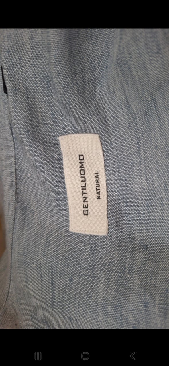 Gentiluomo blouse heren blauw
