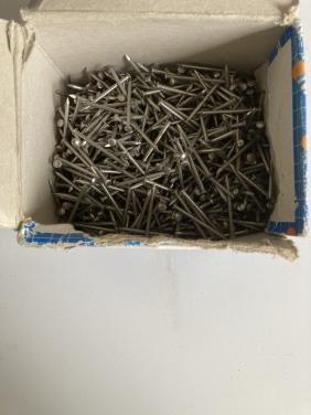 Roestvast stalen nagels 1.3 x 30 mm bolkop