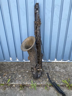 Oude saxofoon