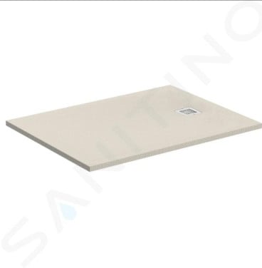 Douchevloer 120x90 cm zandkleurig