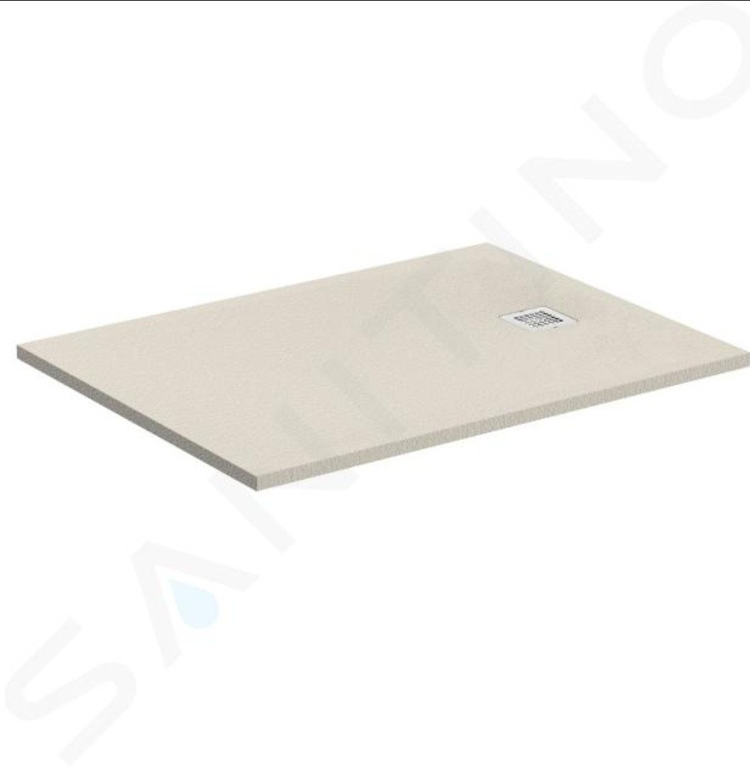 Douchevloer 120x90 cm zandkleurig