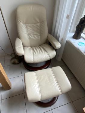 Luxe consul stressless fauteuil met hocker