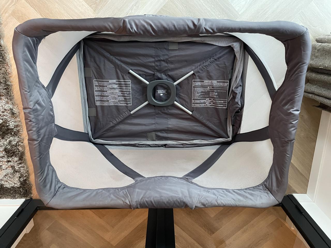 Nuna Sena Aire campingbedje – grijs – €65