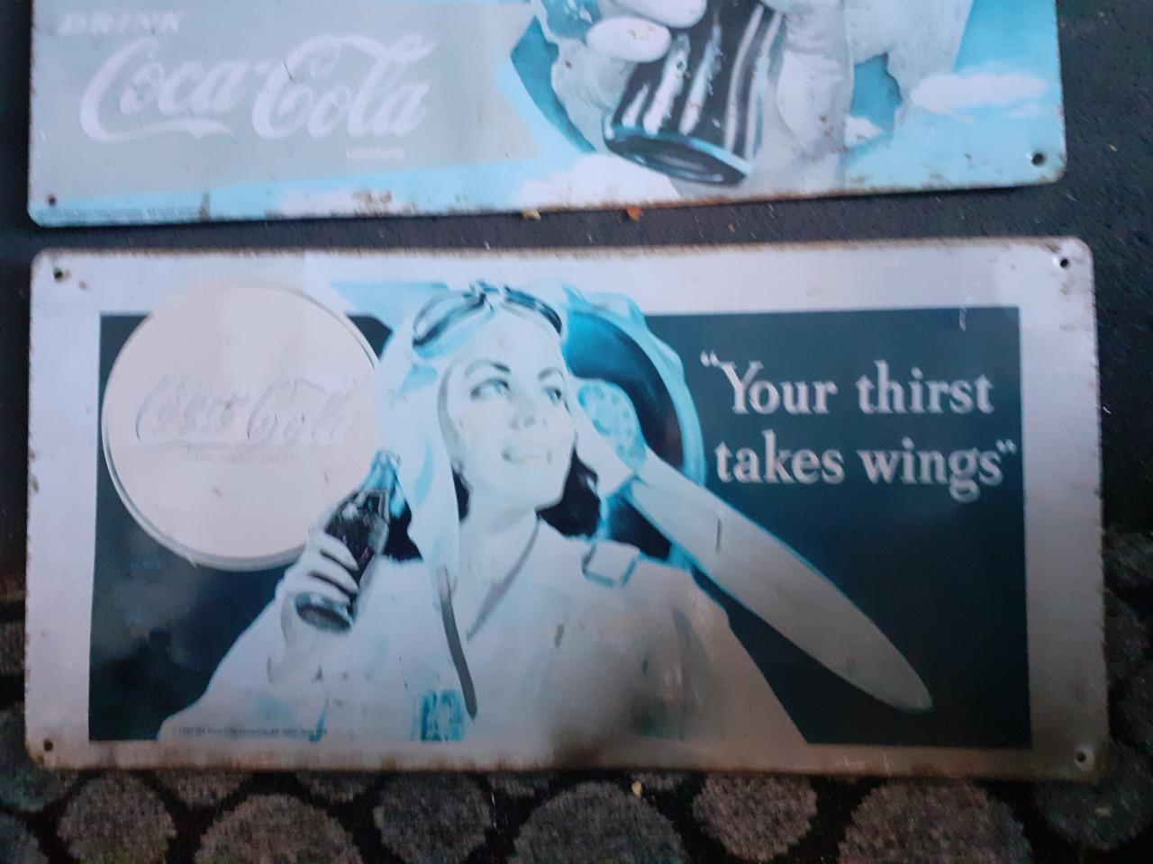 Radio COCA COLA super groot Cola blik 80cm & Diverse