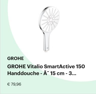 GRONE SmartActive HANDDOUCHE