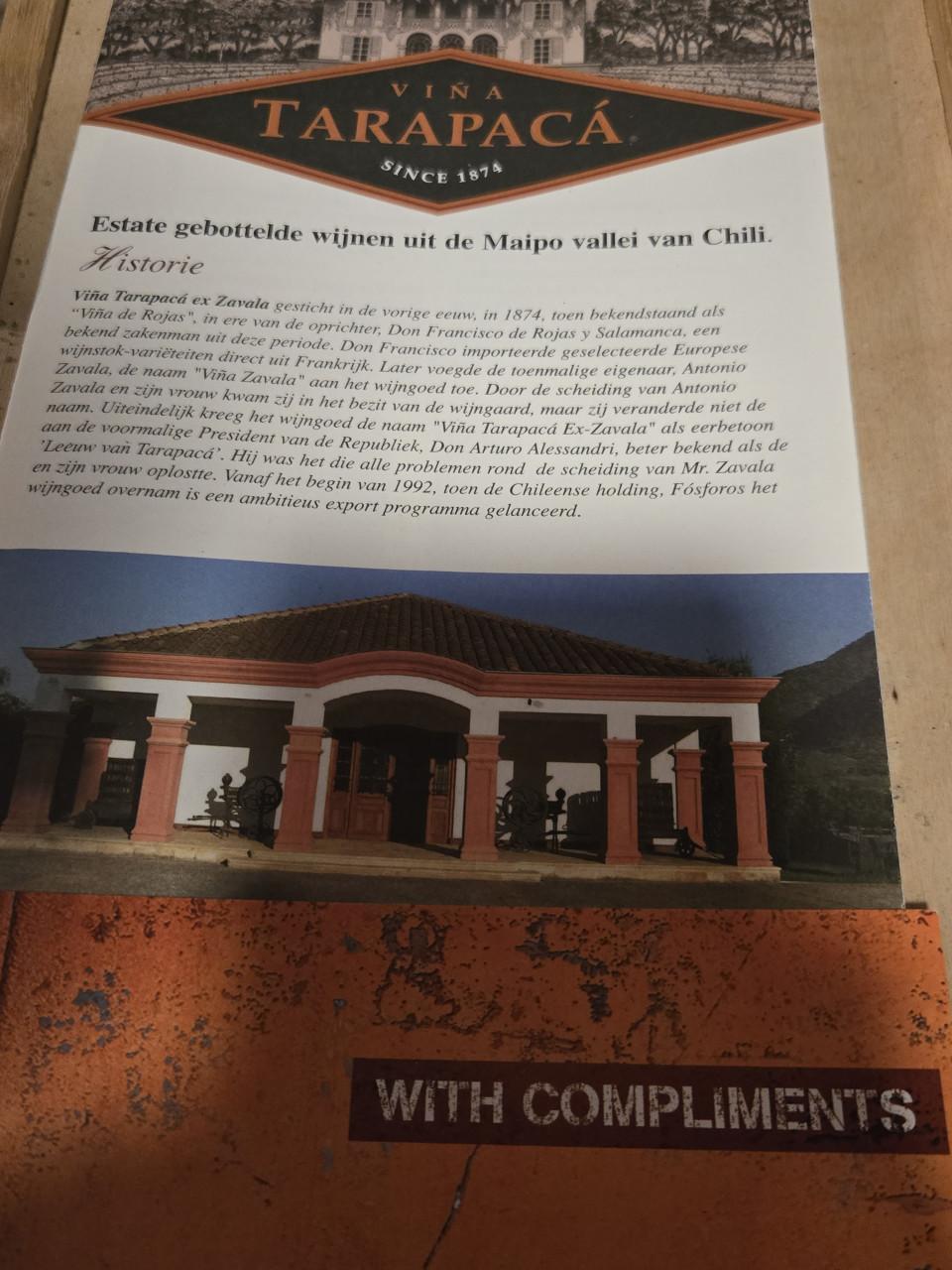 Tarapaca wijn set