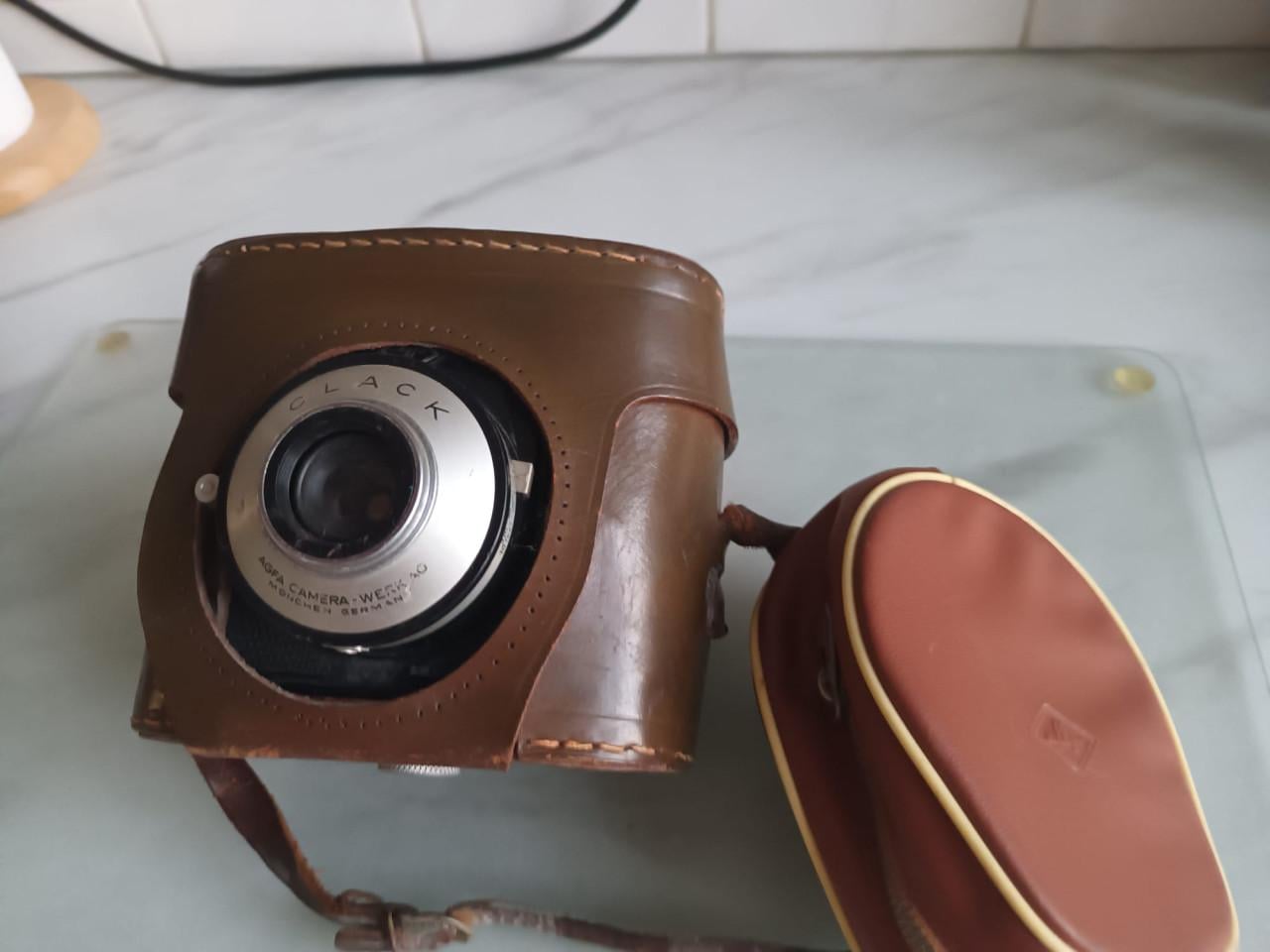 📷📸Jaren 60 FOTOCAMERA, MERK AFGA CLACK - AG MET losse FLITS