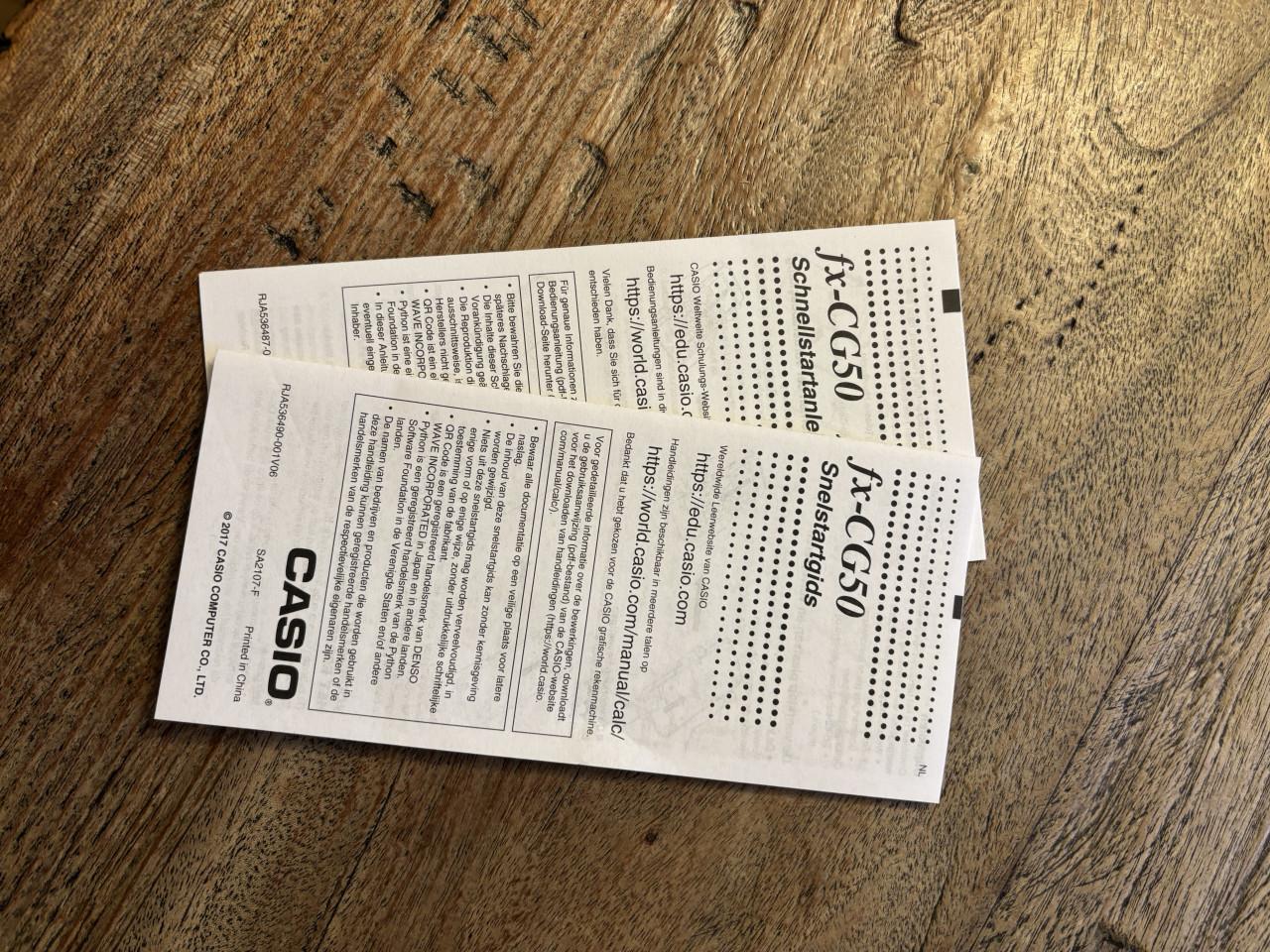 Rekenmachine Casio fx-CG50