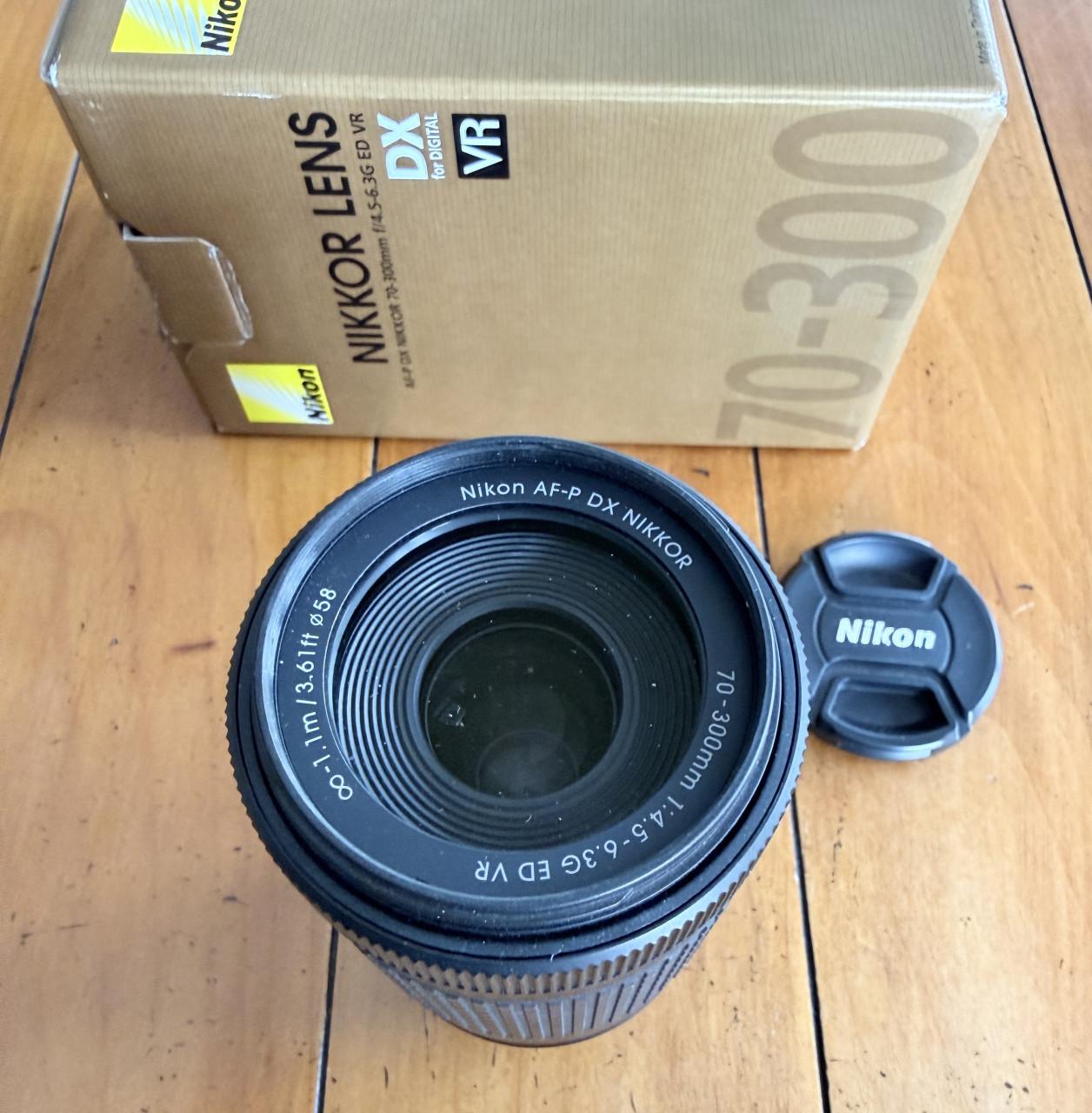 Nikon zoomlens: Nikkor AF-P DX 70-300mm f/4.5-6.3G ED VR