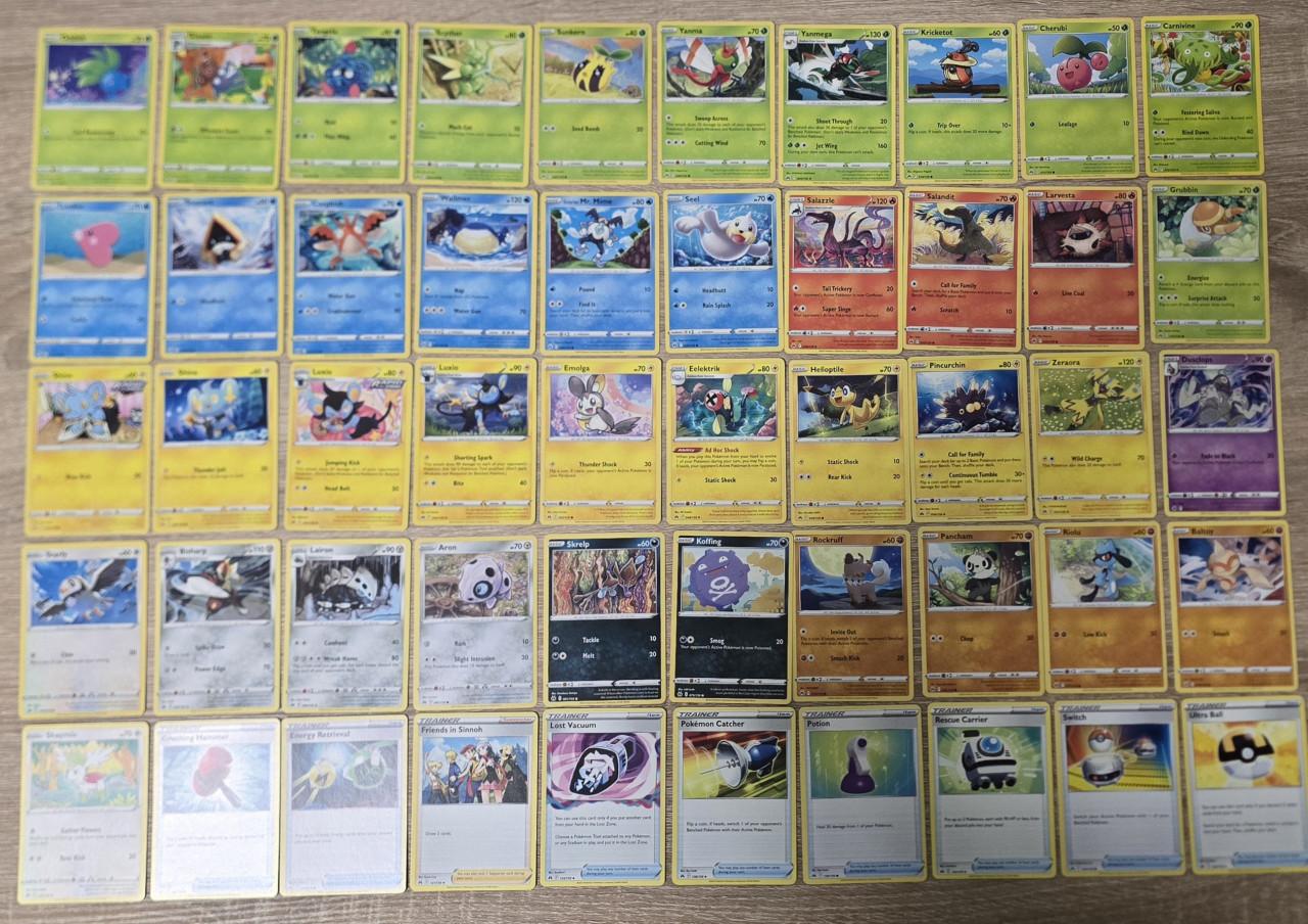 50 Pokemon kaarten uit Crown Zenith set
