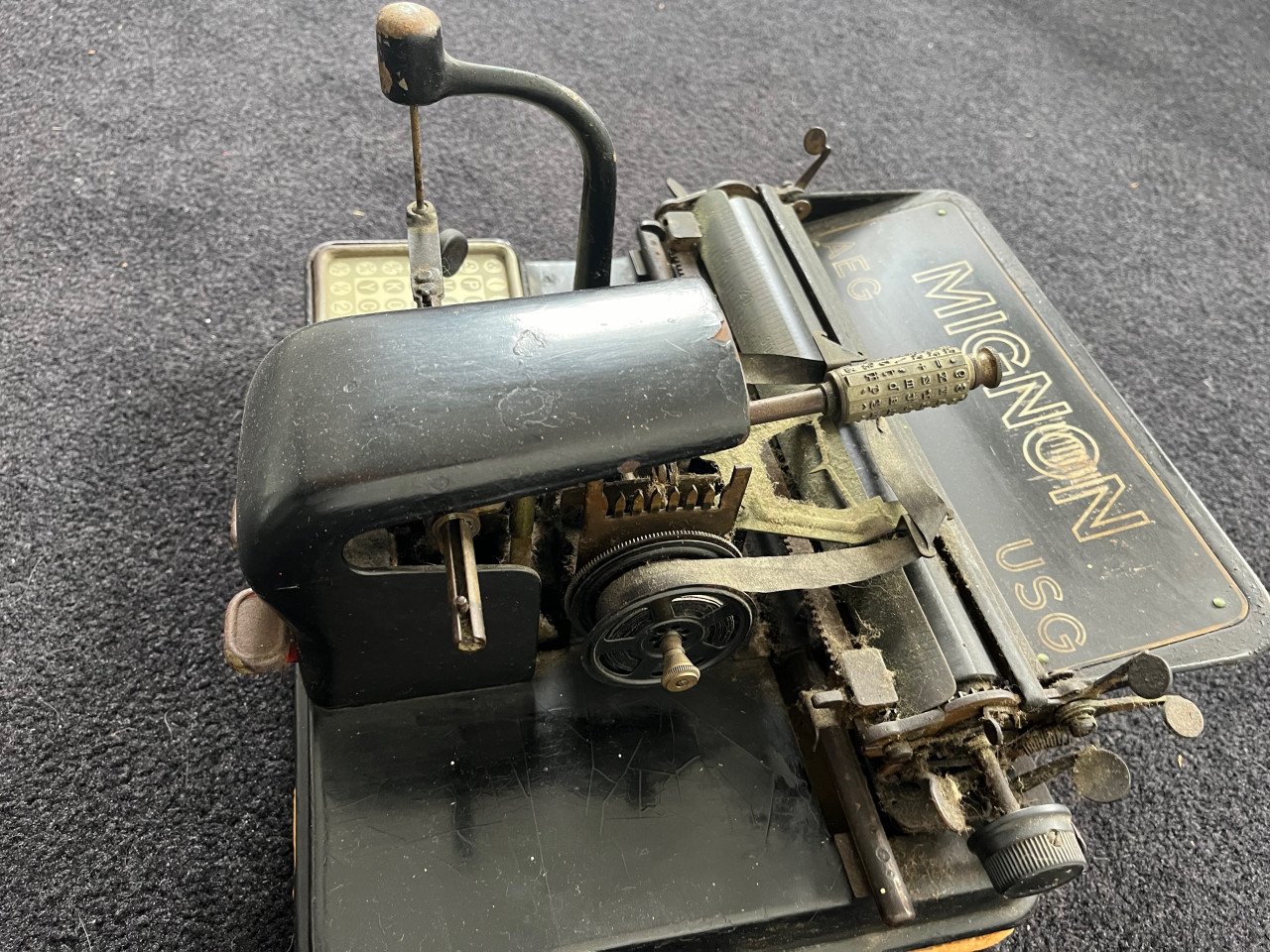 Antieke schrijfmachine
