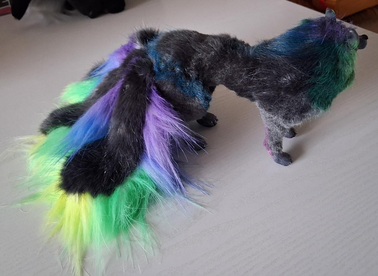 Kitsune vos artdoll, poseerbaar