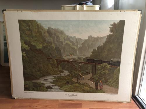 Schoolplaat "De Anai-kloof"(Sumatra)