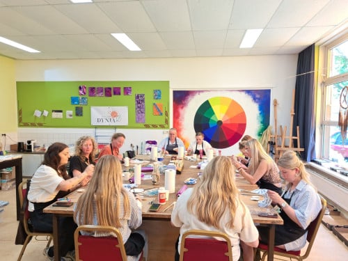 Workshop Decoupage combi oesterschelpen en Sint-Jacobsschelpen 22 augustus