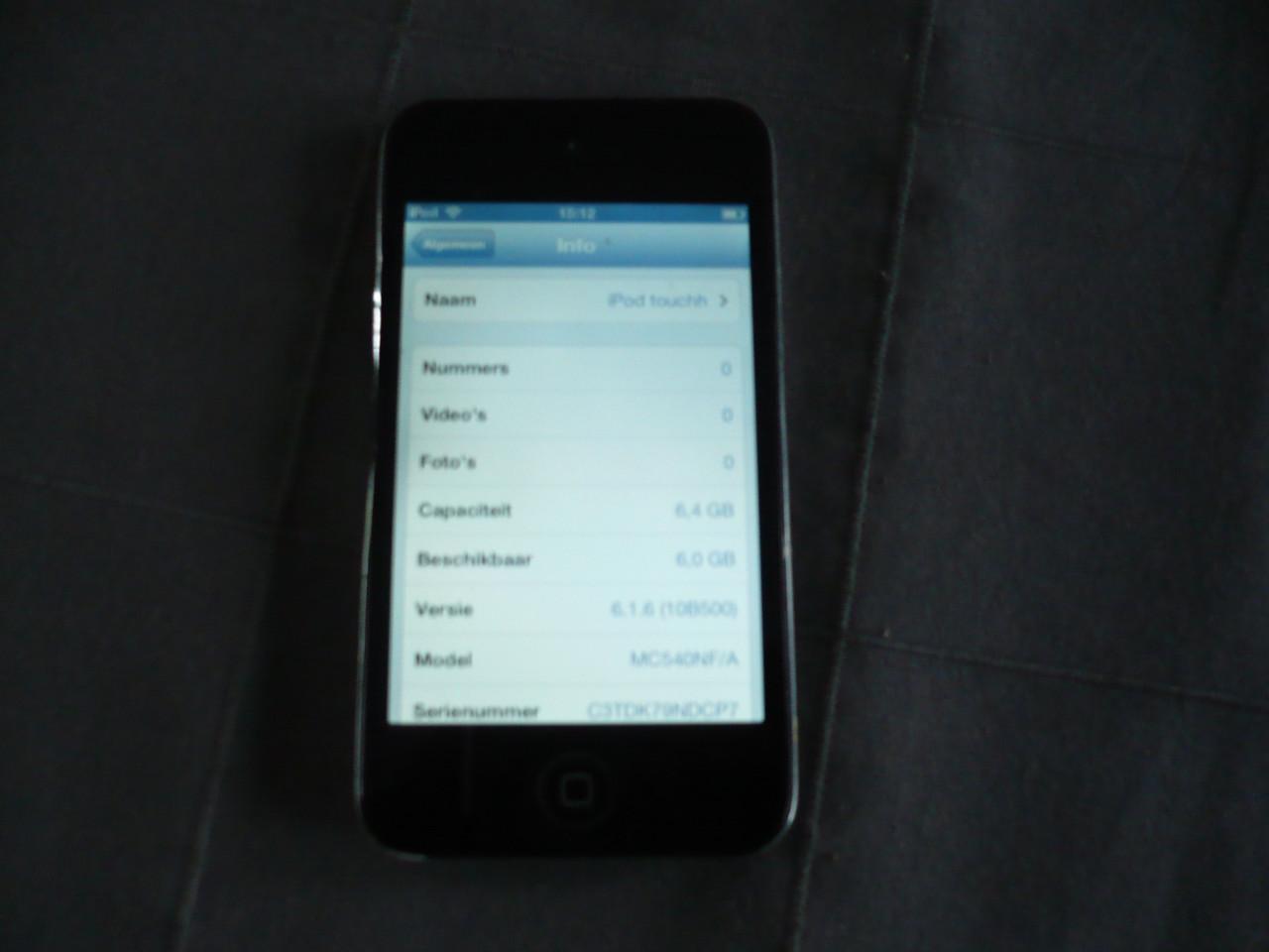 Ipod touch met lader