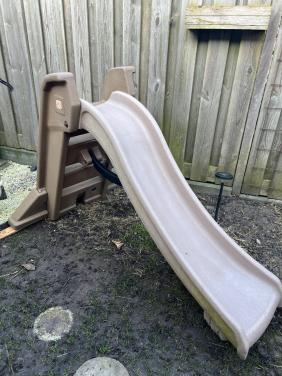 Mooie bruine beige glijbaan