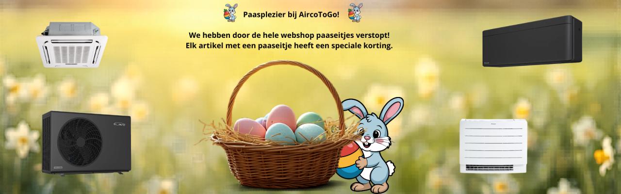 Heel de week leuke paasaanbiedingen met LG alsavo daikin warmtepomp  airco